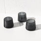 3 x Small Smokey Glass Tealight Candle Holders Bohemian Home Decor Accessories