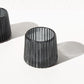 3 x Small Smokey Glass Tealight Candle Holders Bohemian Home Decor Accessories