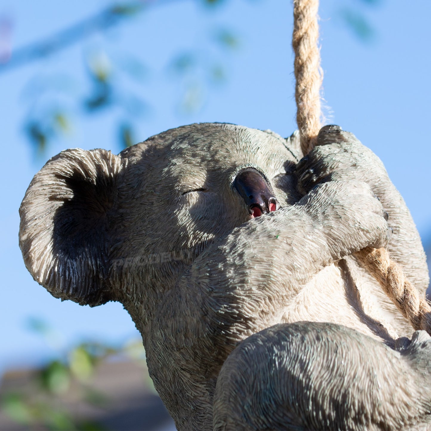 Sleeping Koala Tree Hanging Garden Ornament