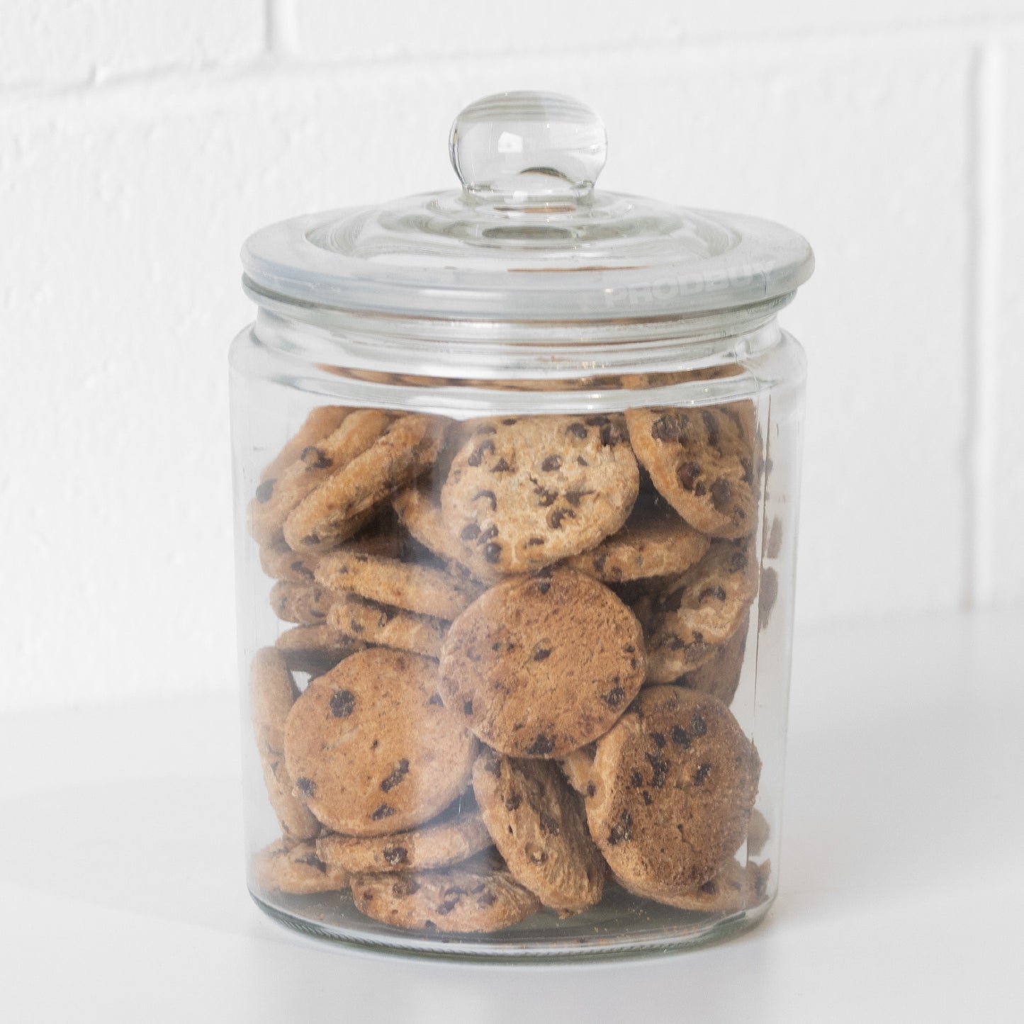 Glass 2 Litre Biscotti Biscuit Storage Jar