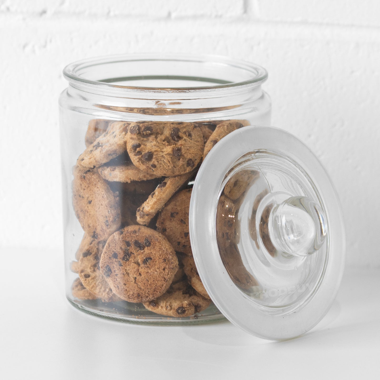 Glass 2 Litre Biscotti Biscuit Storage Jar