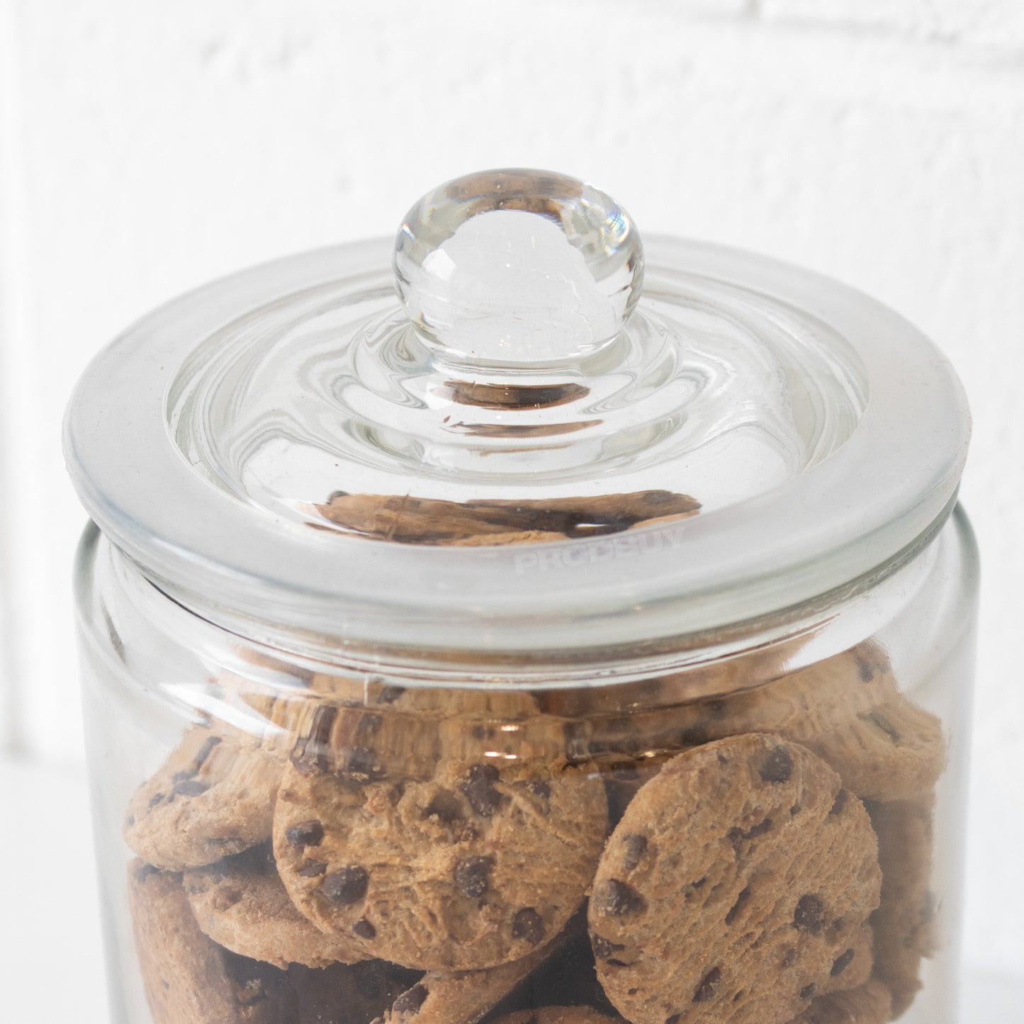 Glass 2 Litre Biscotti Biscuit Storage Jar