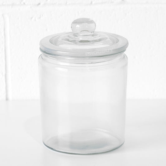 Glass 2 Litre Biscotti Biscuit Storage Jar