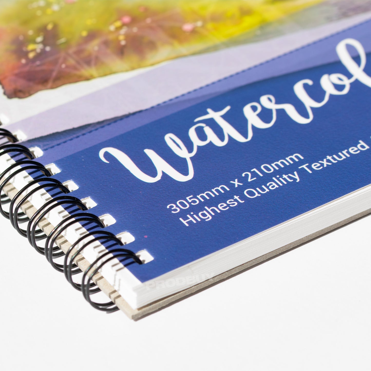 Spiral A4 Watercolour Sketch Pad Book with 12 White 300gsm Sheets