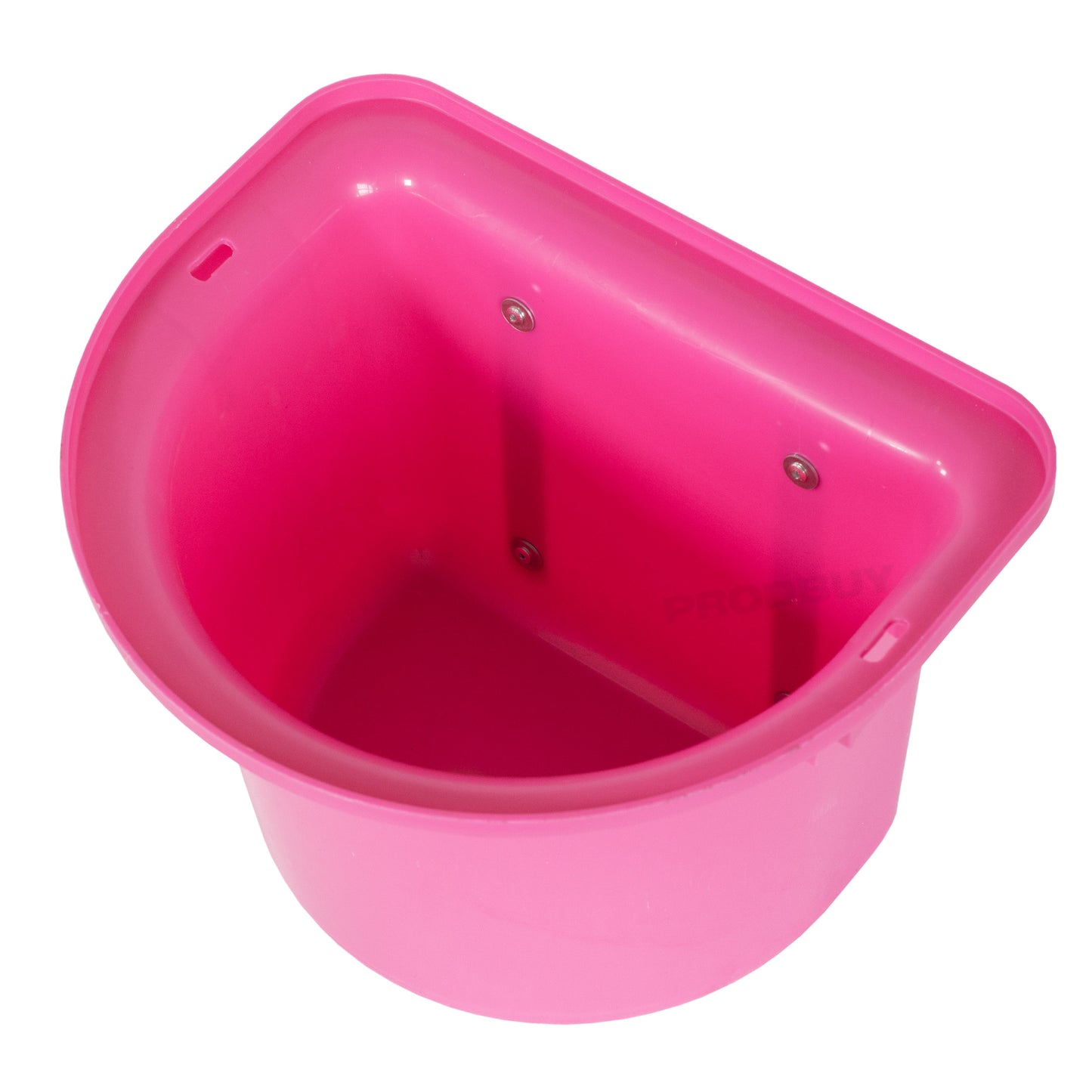 Large Pink 12L Hook Over Horse Stable Manger Feed Tub