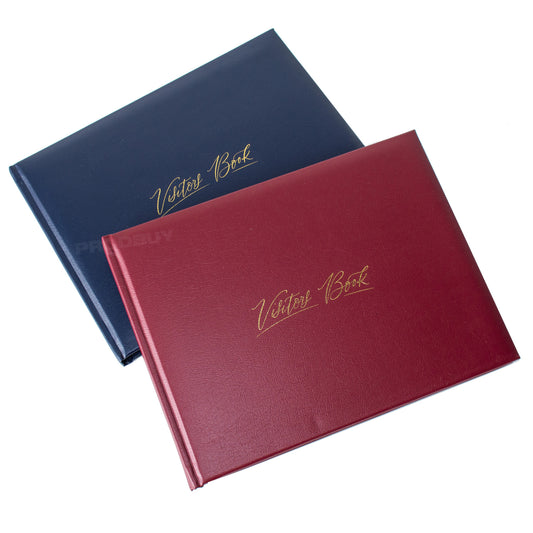 Faux Leather Hotel Visitors Guest Reception Book