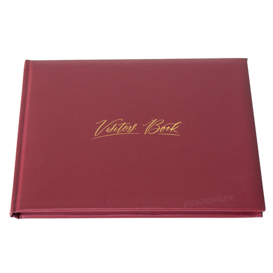 Faux Leather Hotel Visitors Guest Reception Book