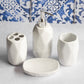 Geometric 4 Piece Bathroom Sink Accessories Set
