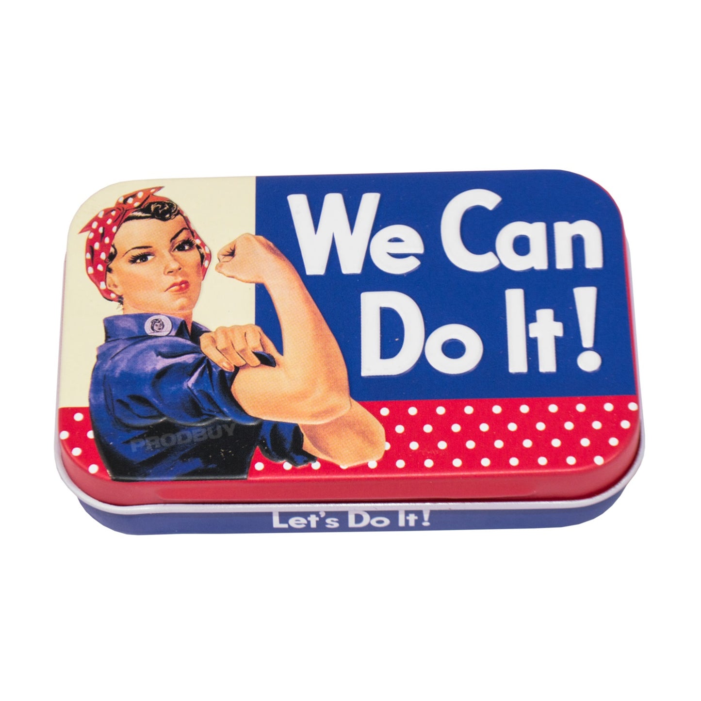 'We Can Do It' Retro 40g Sugar Free Mints In A Tin