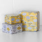 Set of 3 Retro Floral Square Cake Storage Tins