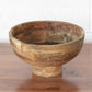 Raised Wooden 26cm Decorative Fruit Bowl