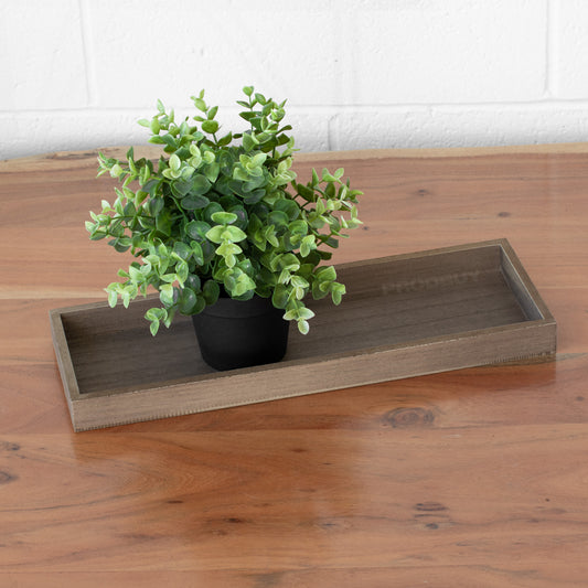 40cm Decorative Wooden Candle Storage Tray