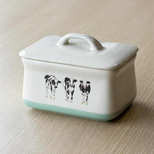 Apple Farm Stoneware Butter Dish