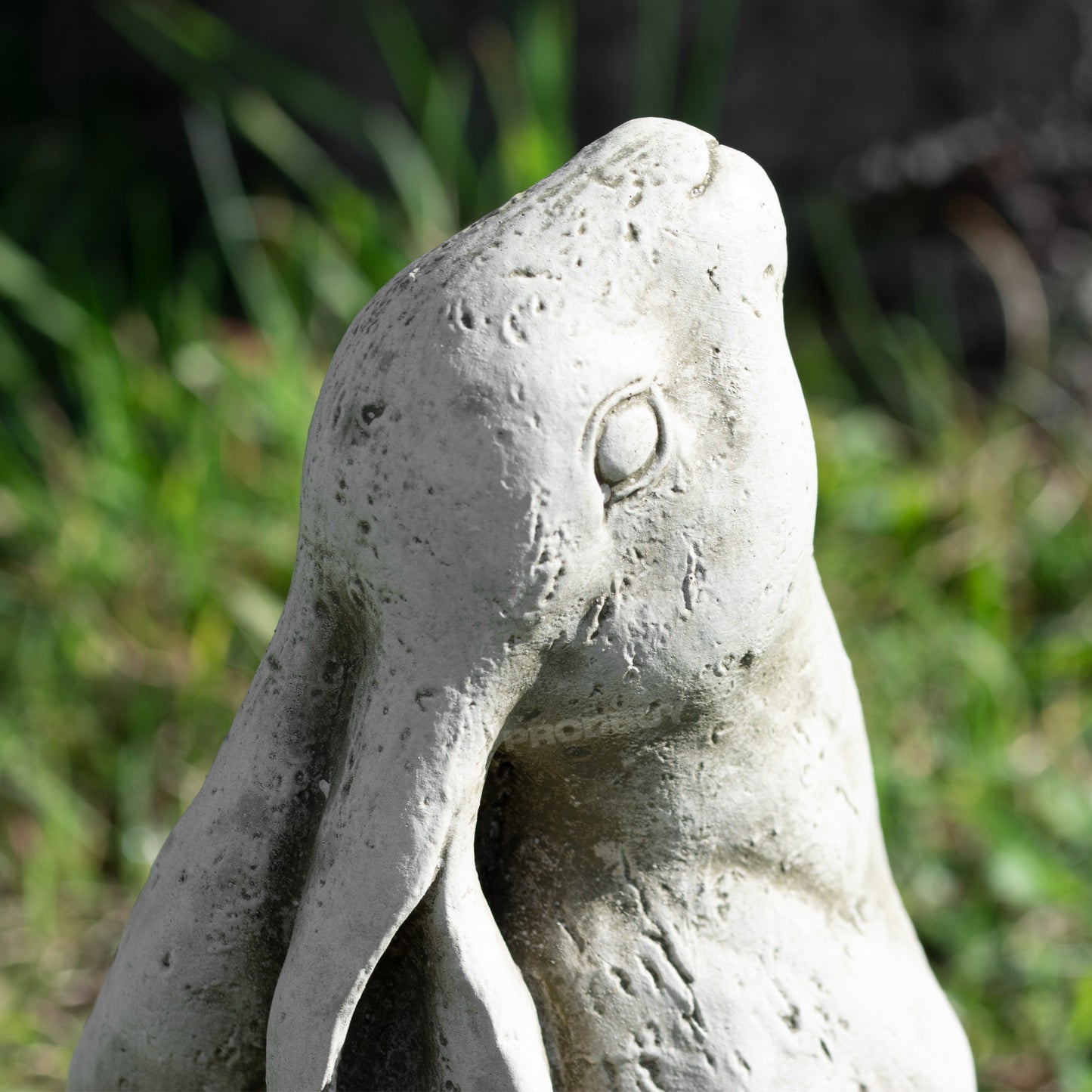 Heavy Stone 30cm Moon Gazing Hare Ornament