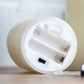 Set of 3 LED Ivory Battery Flicker Flame Pillar Candles