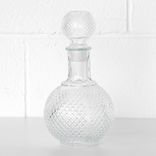 Traditional Crystal Glass Decanter One Litre