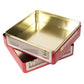 Retro Square Record Player Biscuit Storage Tin