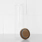 Tall 1.5 Litre Glass Storage Jar with Wooden Lid