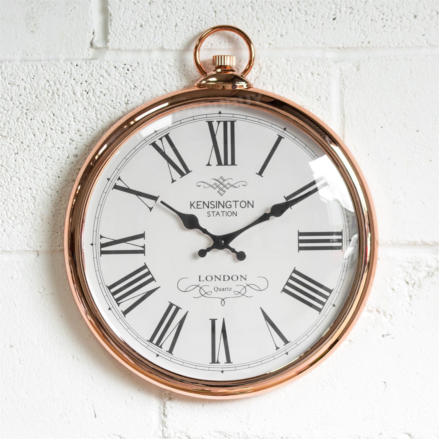 Rose Gold Copper 35cm Wall Clock