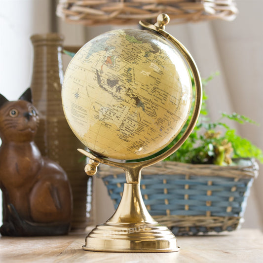 29.5cm Tall World Globe Home Decoration