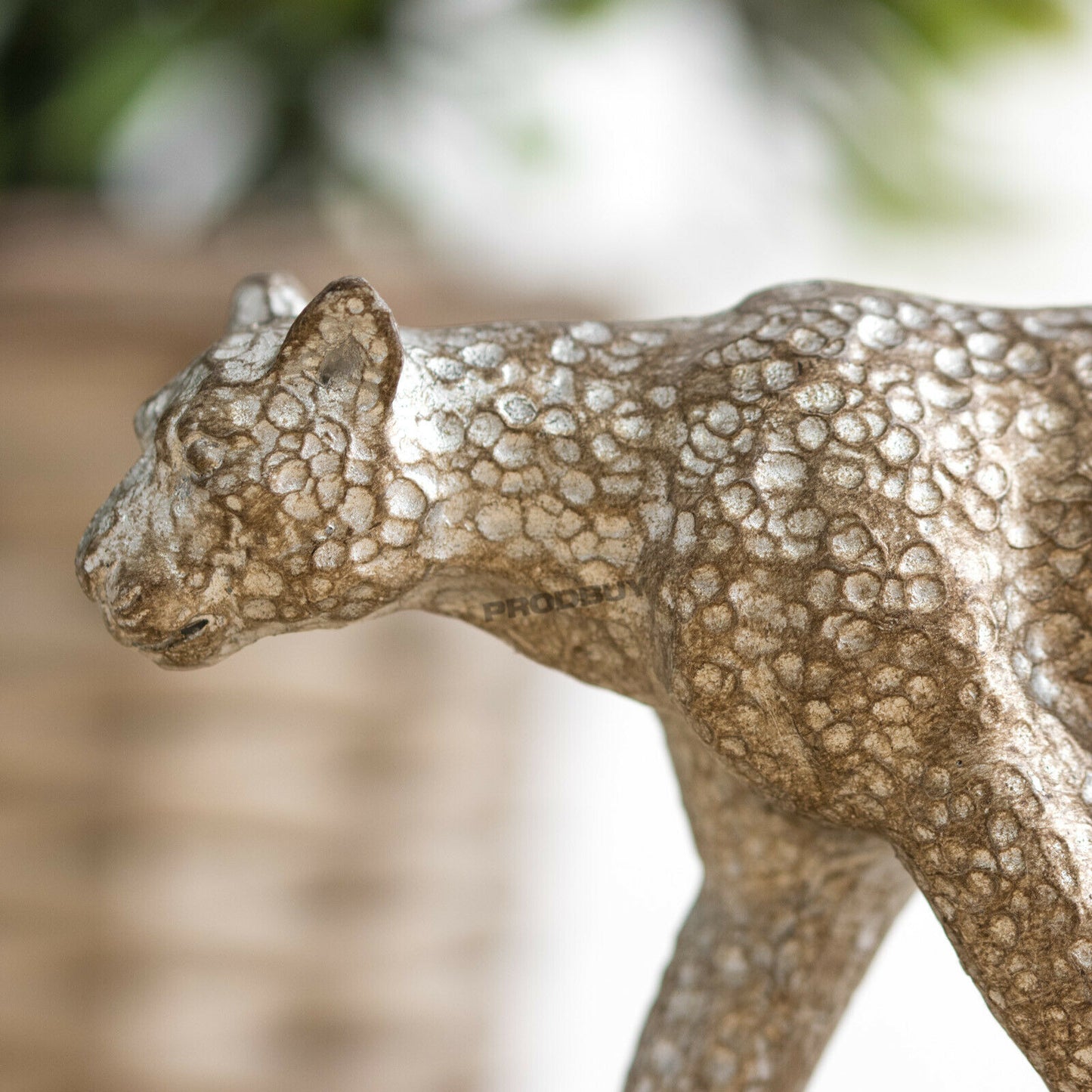 Standing Leopard Wild Cat Ornament