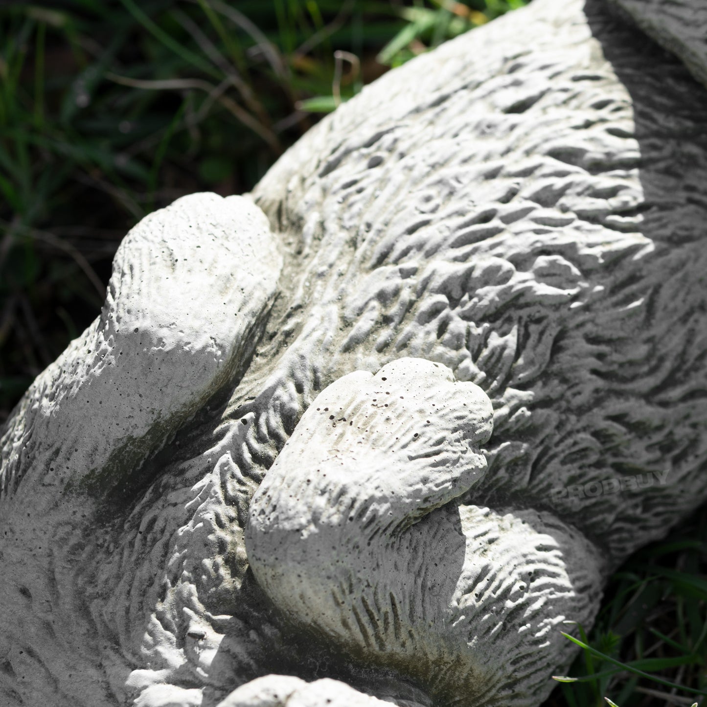 Sleeping Cat 33cm Stone Garden Statue