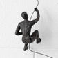 Abseiling Man 18cm Resin Wall Hanging Ornament