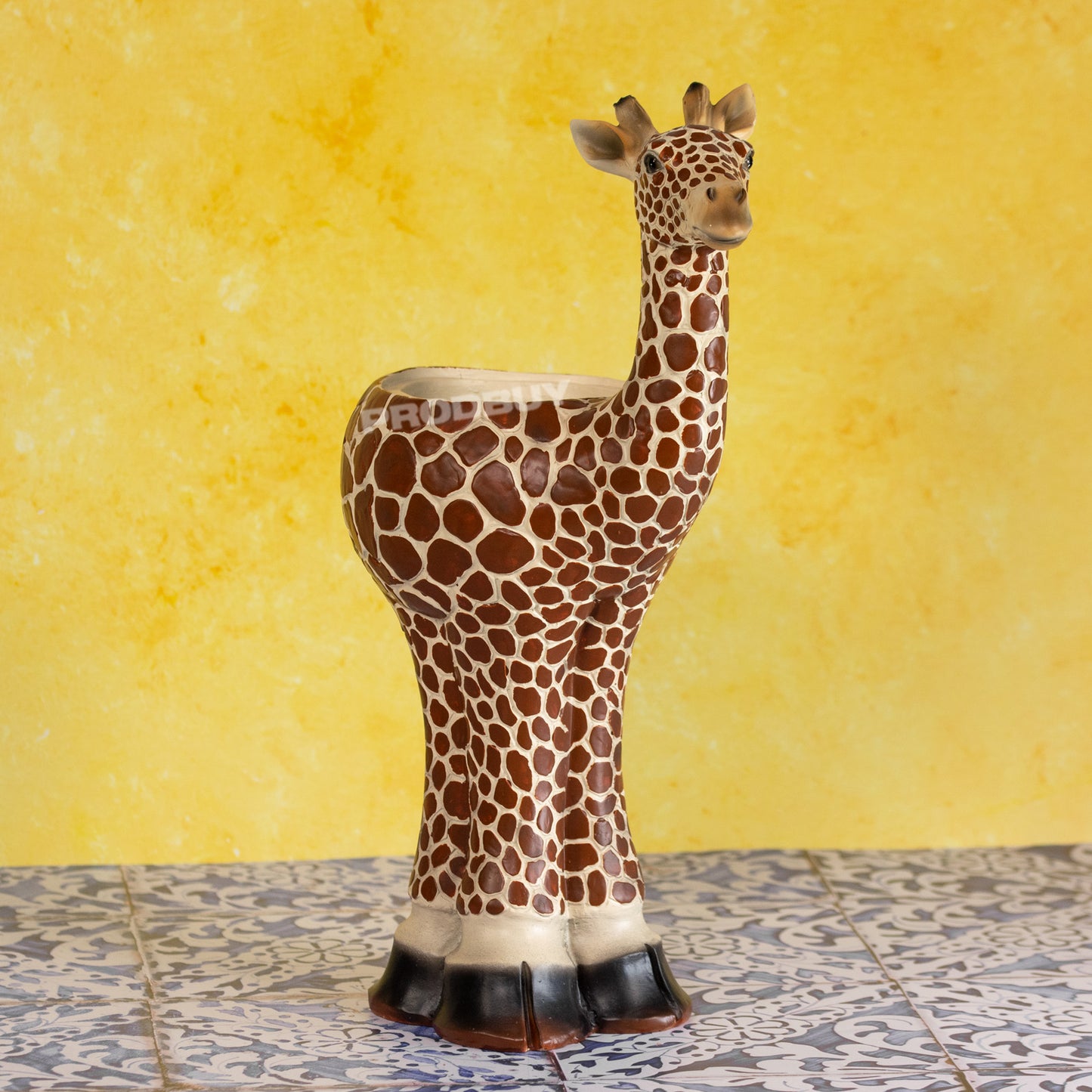 Wild Safari Animal Tall Resin Garden Plant Pot Ormanent