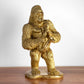 Gorilla Playing Saxophone 39cm Gold Resin Ornament
