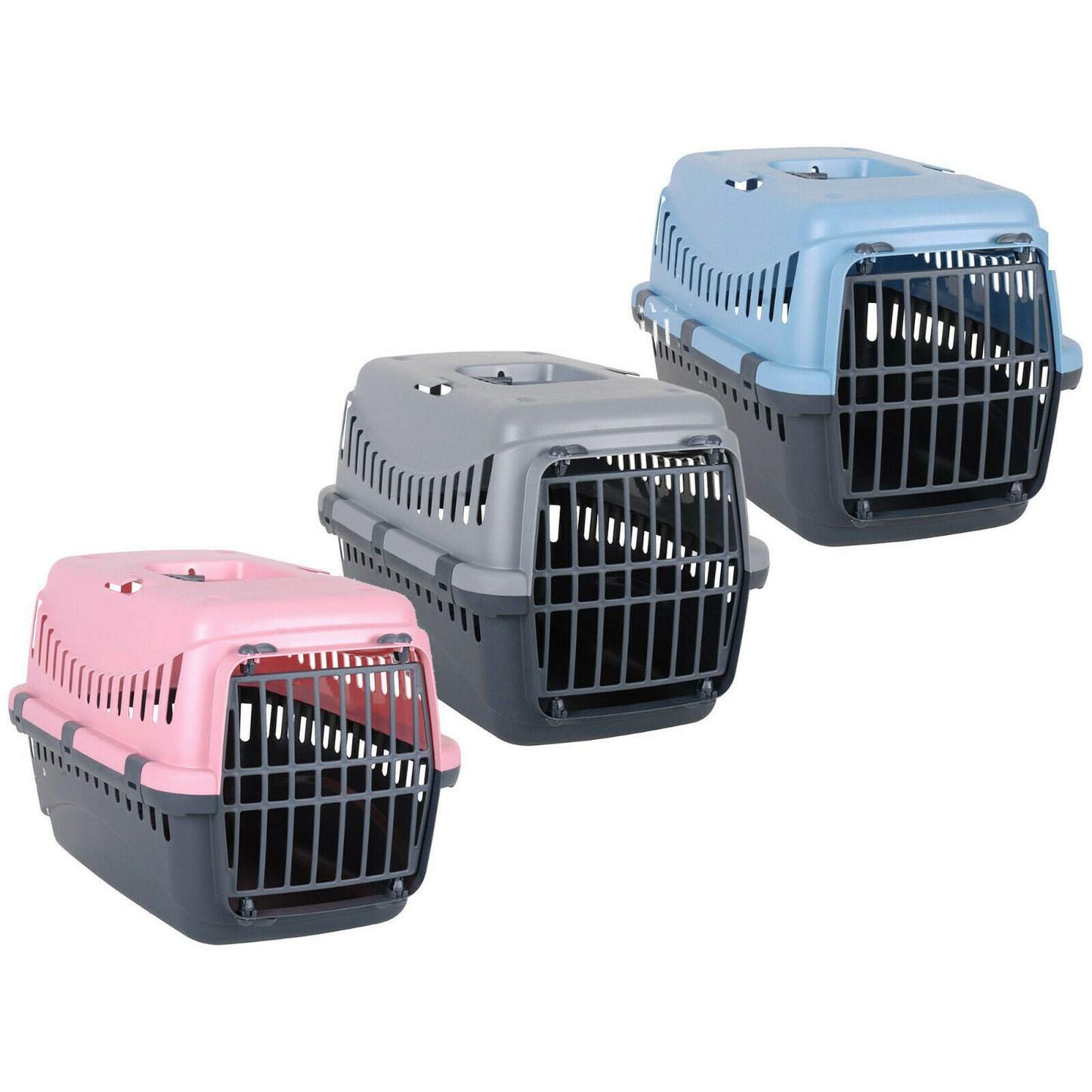 45cm Small Plastic Pet Carrier Travel Cage