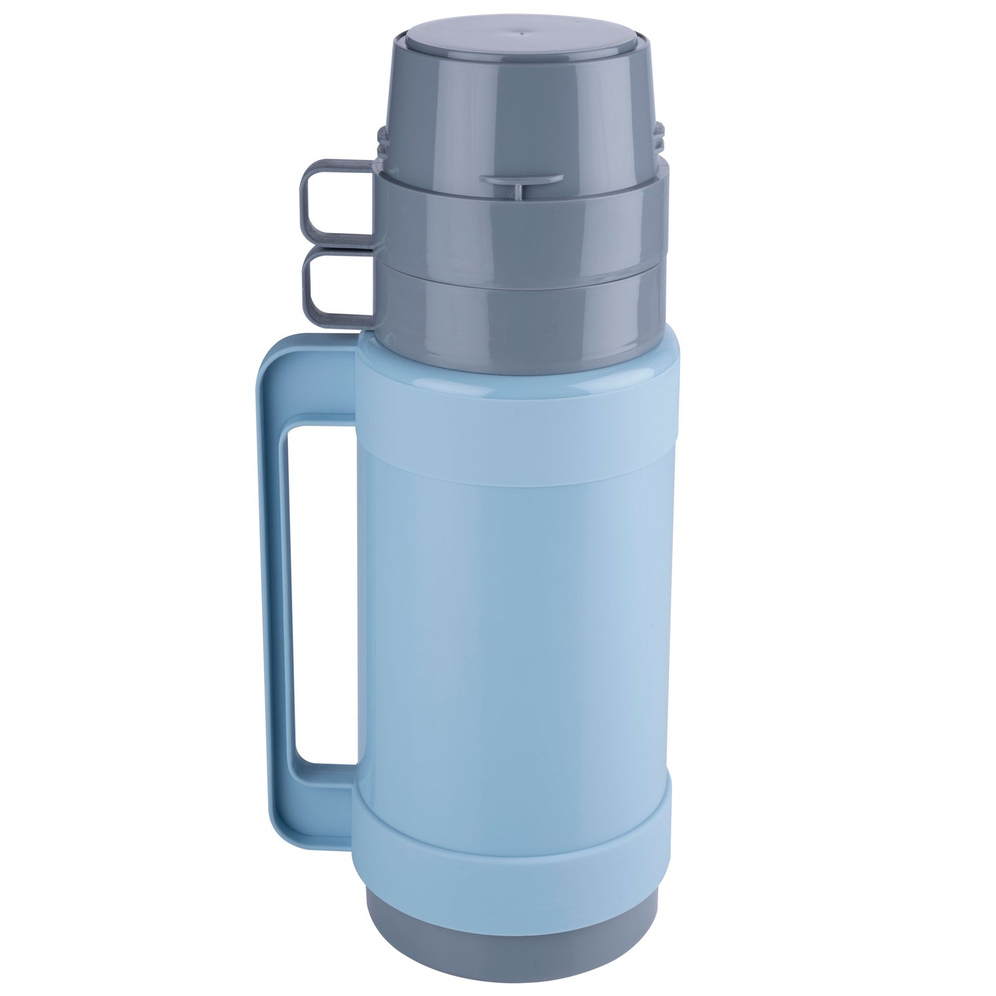 1 Litre Insulated Vacuum Travel Flask with 2 Cups