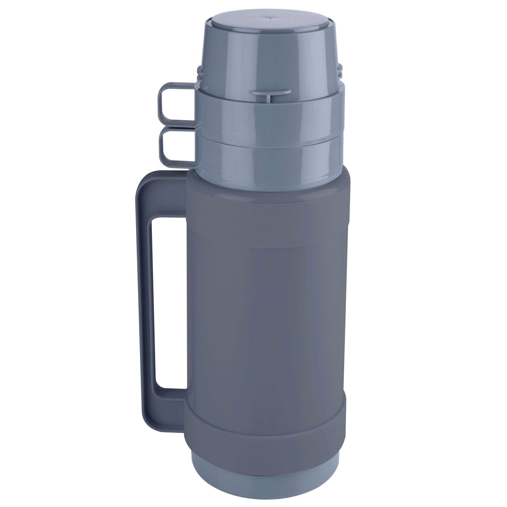 1 Litre Insulated Vacuum Travel Flask with 2 Cups