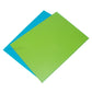 Turquoise & Lime 40cm Reversible Faux Leather Placemats