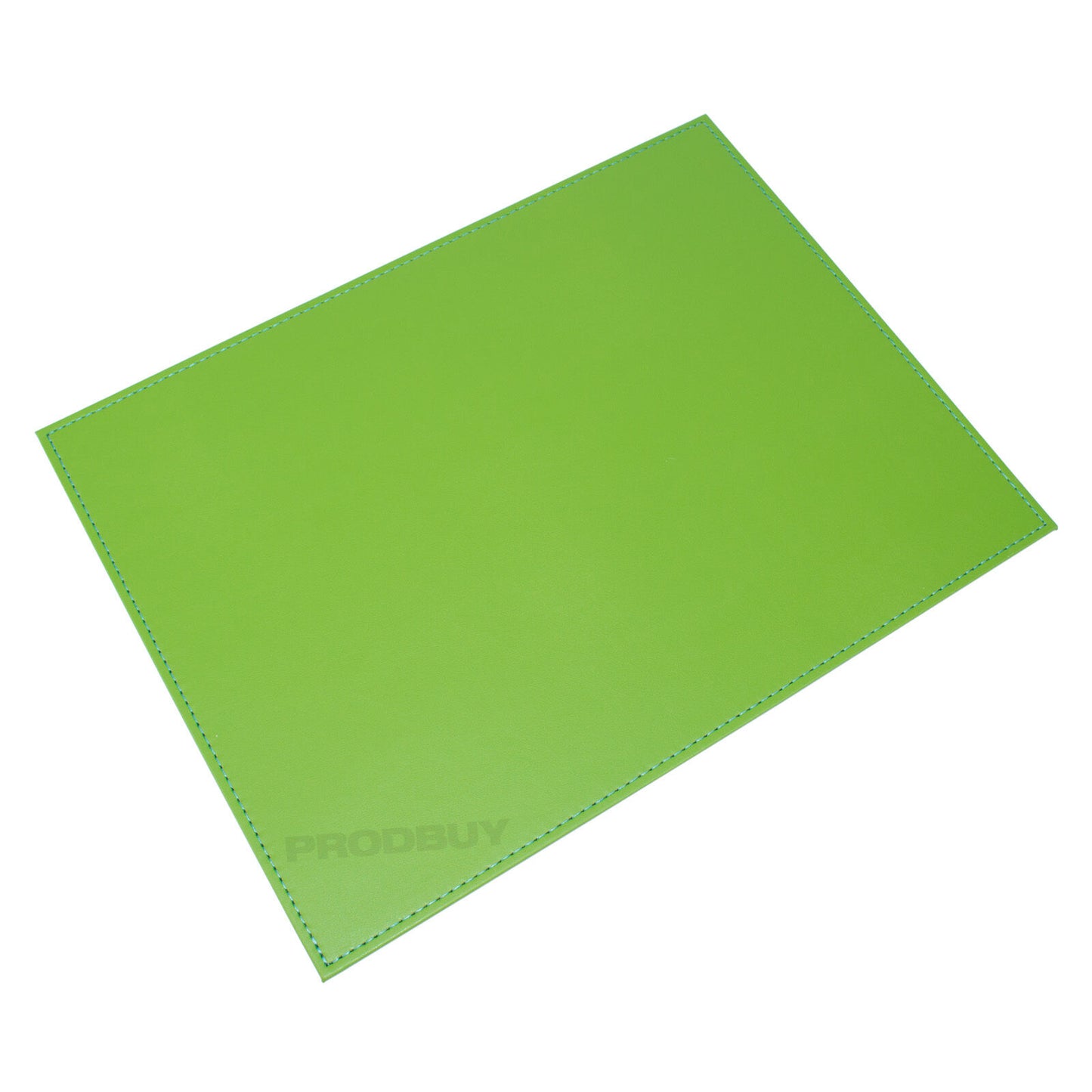 Turquoise & Lime 40cm Reversible Faux Leather Placemats