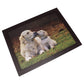 Golden Retrievers Padded Faux Leather Lap Tray