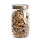 2 Litre Glass Biscuit Storage Jar with Copper Coloured Lid