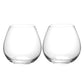 Set of 2 Modern Drinking Glasses 500ml