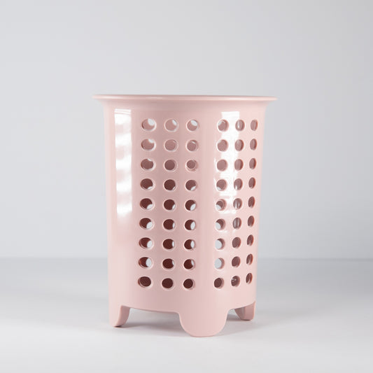 Pastel Pink Melamine Cutlery Drainer Caddy