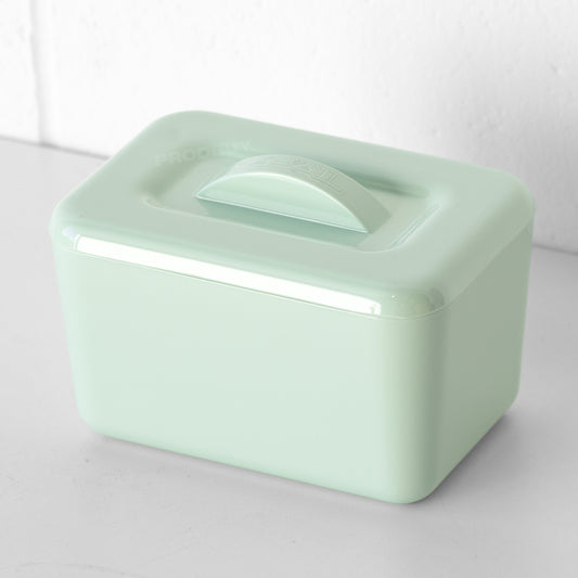 Pastel Green Melamine Butter Storage Dish with Lid