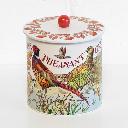 Emma Bridgewater Game Birds Biscuit Tin Cookie Jar