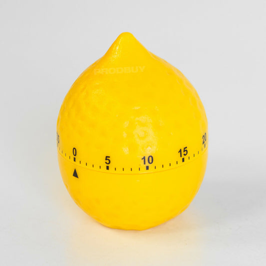 Lemon Shaped 60 Minute Mechanical Kitchen Timer