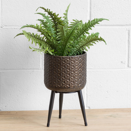 Industrial Standing Plant Pot with Legs