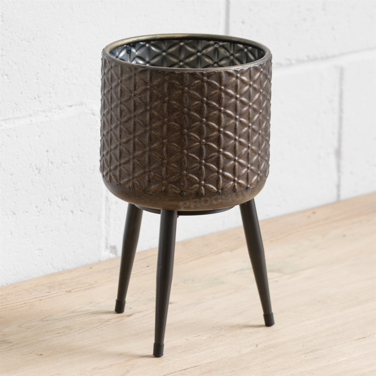 Industrial Standing Plant Pot with Legs