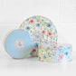 Set of 3 Country Floral Round Cake Storage Sweet Tins Carriers Caddies Biscuit