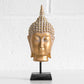 Standing Gold Thai Buddha Head Ornament