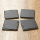 Set of 8 Square Grey Slate Drinks Coasters Home