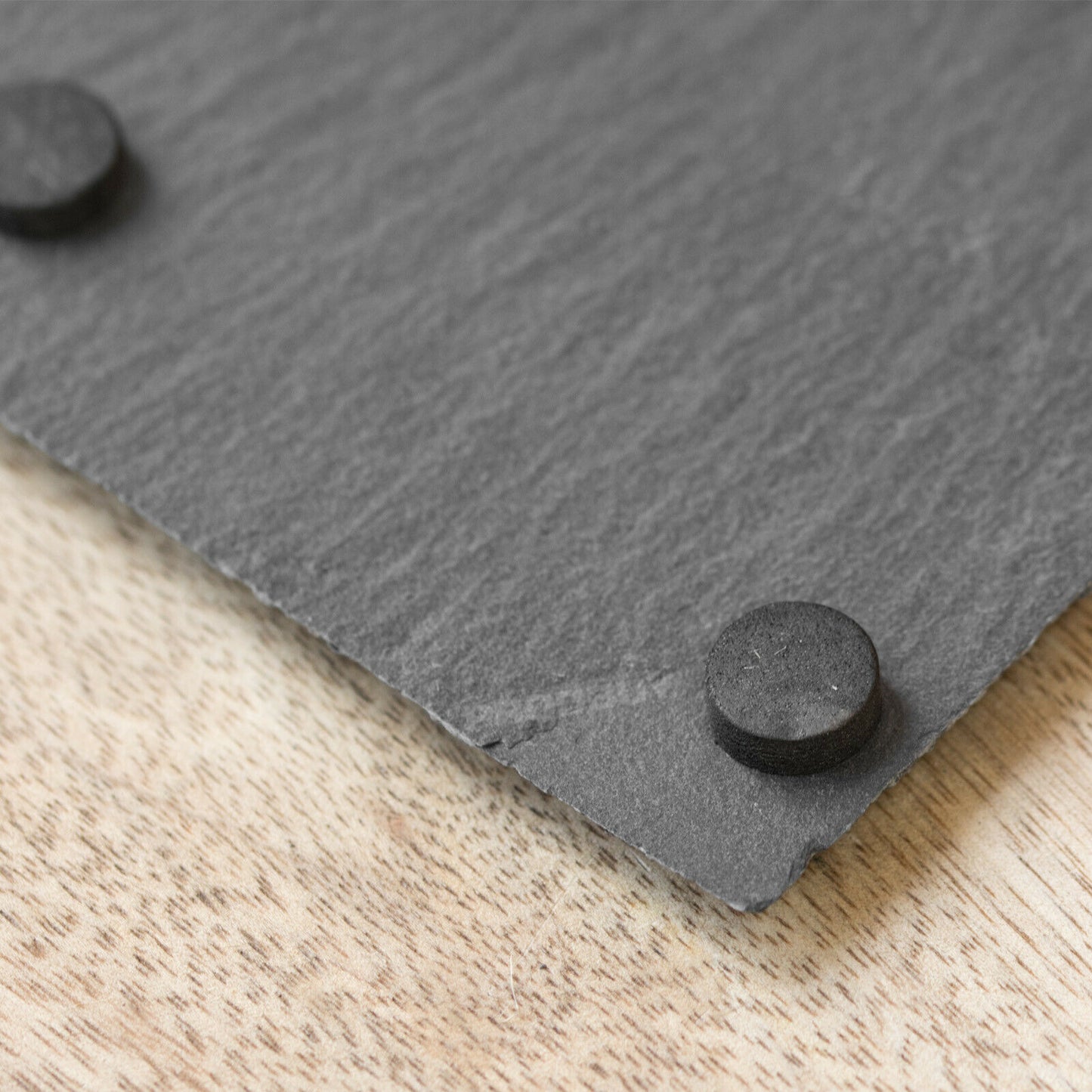 Set of 8 Square Grey Slate Drinks Coasters Home