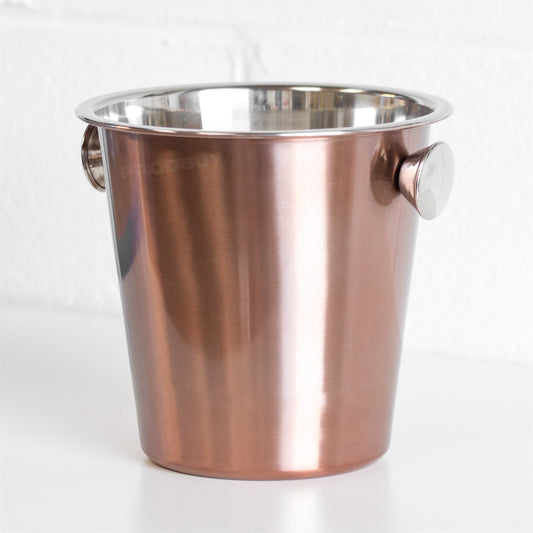 Copper Stainless Steel Champagne Wine Bottle Cooler Ice Bucket Chiller Holder