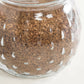 Set of 3 Glass 1 Litre Storage Jars Copper Lids