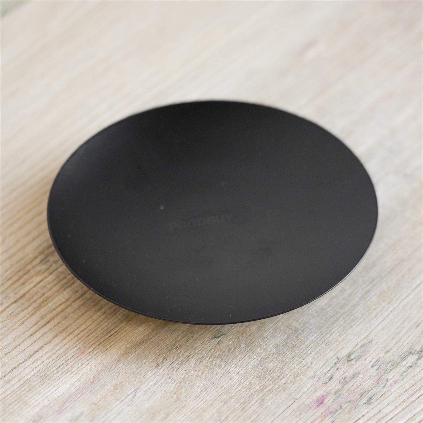 Black Metal 12cm Pillar Candle Holder Plate